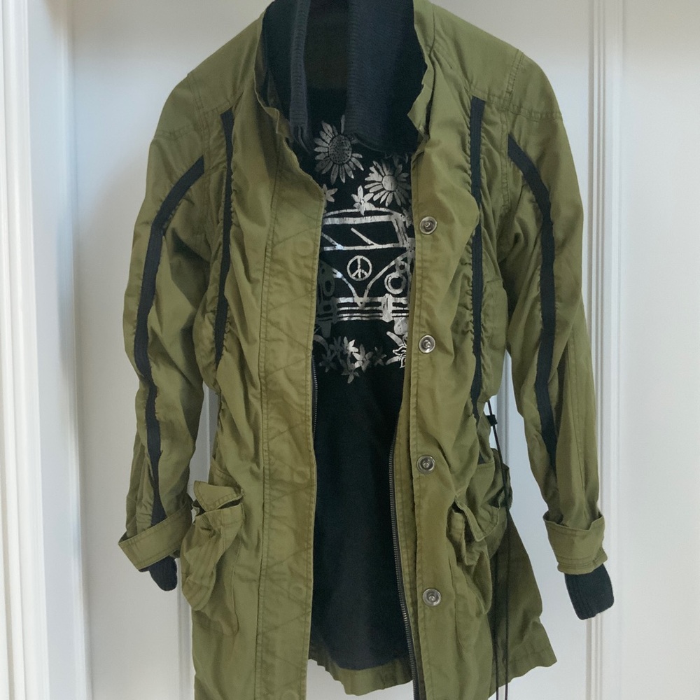 Women G.E.T. modern spring jacket with hood